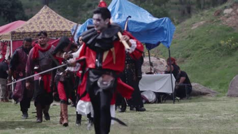 medieval reenactment event