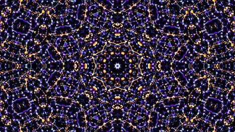 beautiful abstract kaleidoscope that shines, a radiant light that regulates the subtle movements