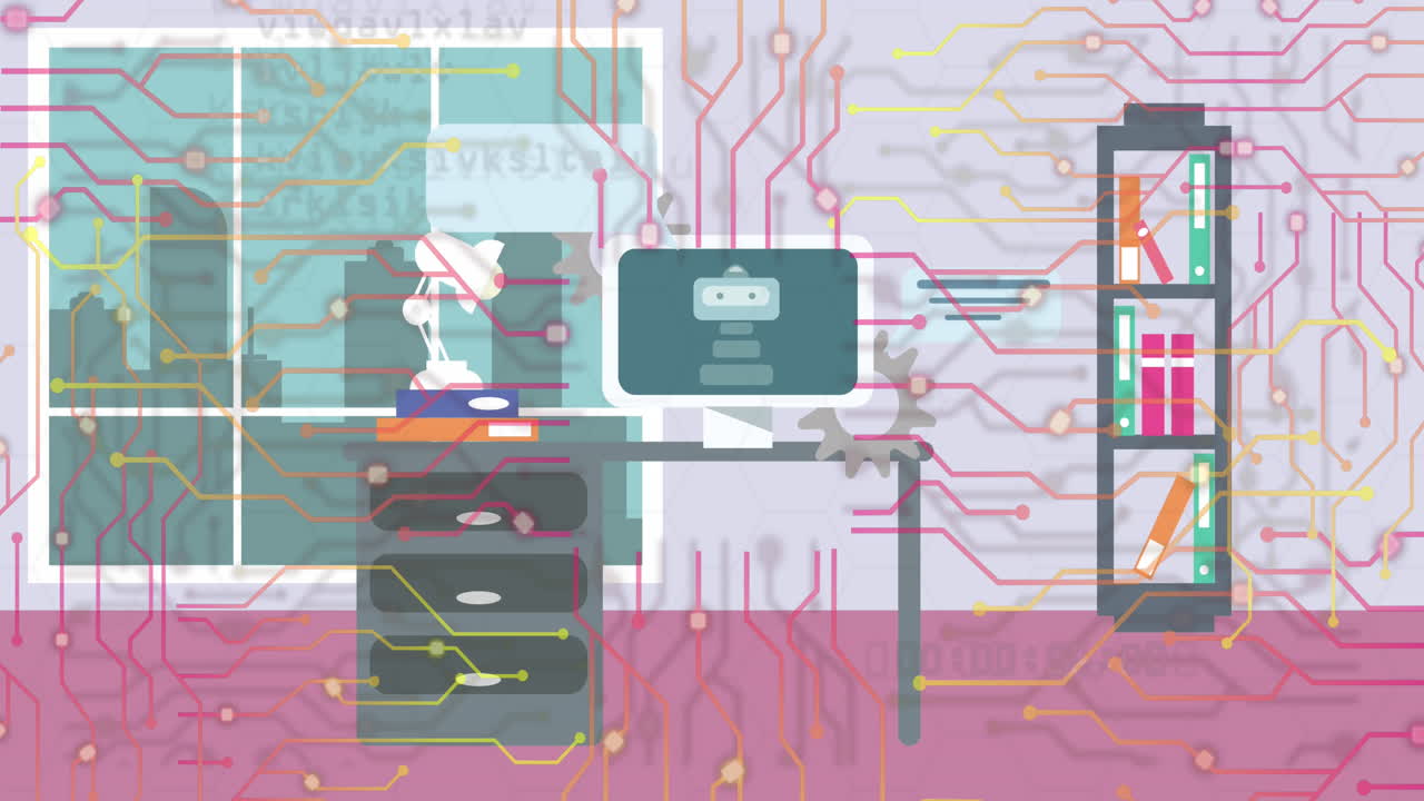 Animation of ai on computer and networks