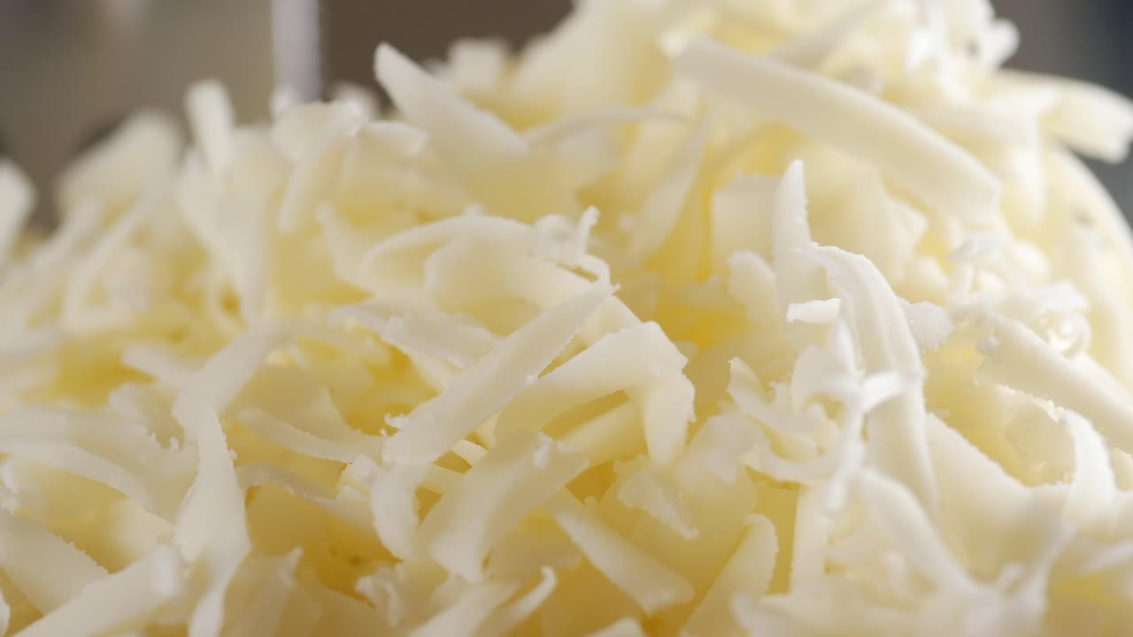 queso triturado en primer plano