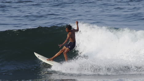 surfer riding a wave in the ocean