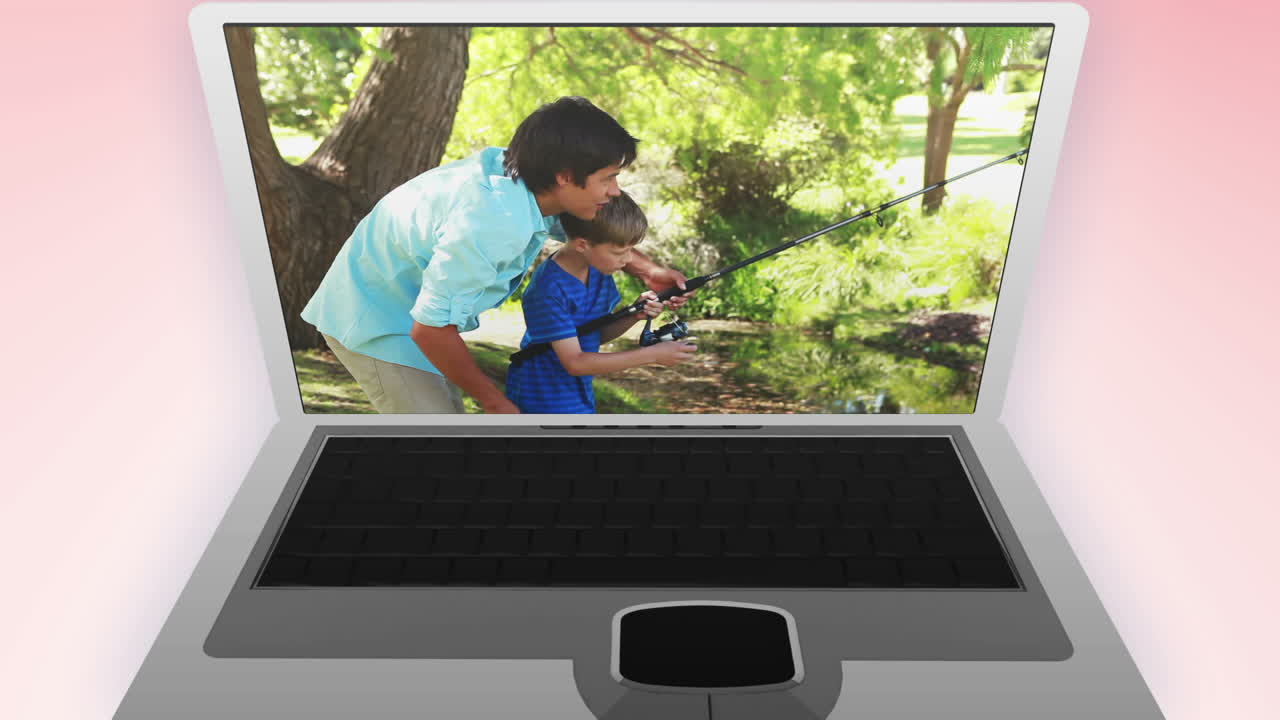 video de familias en un parque