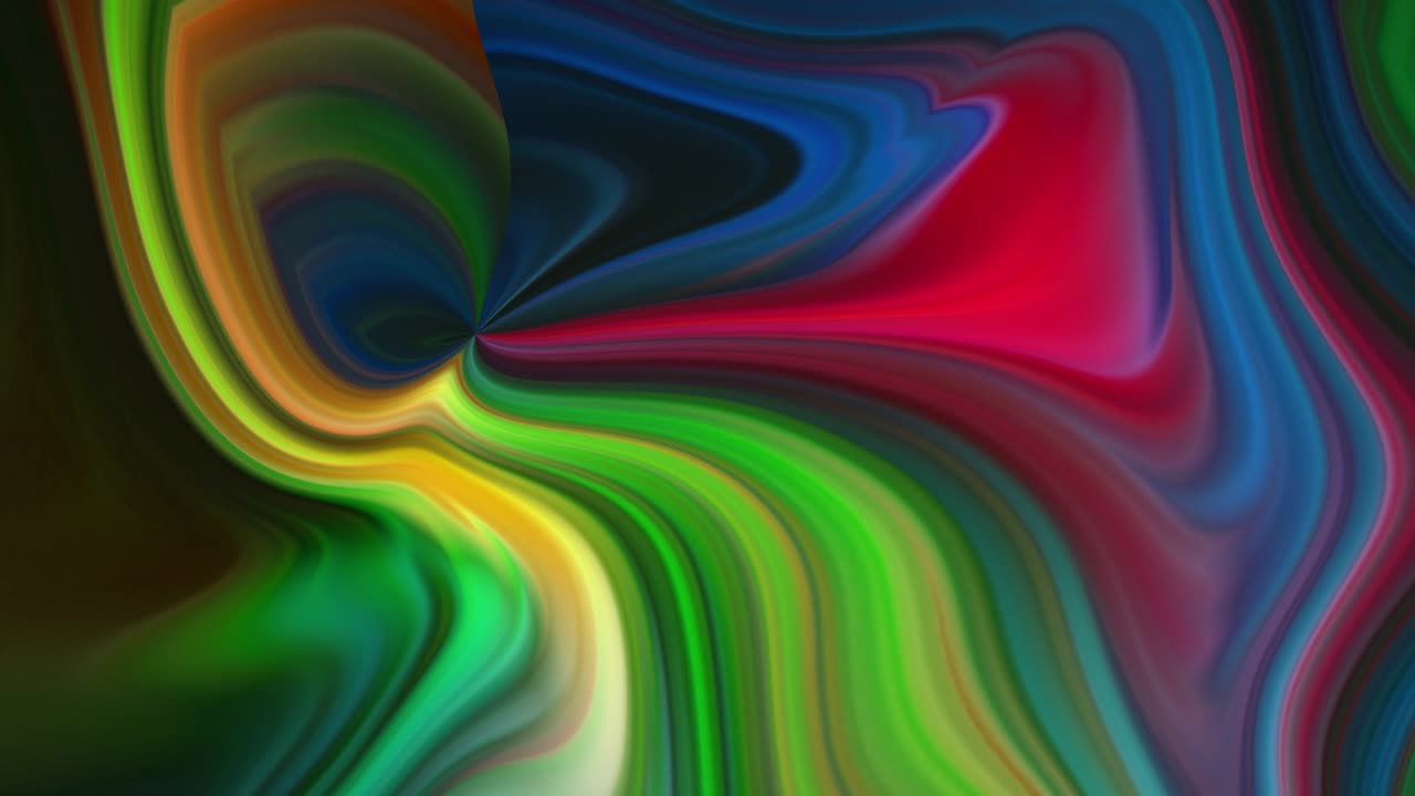 animación abstractamente colorida con un fondo líquido multicolor.