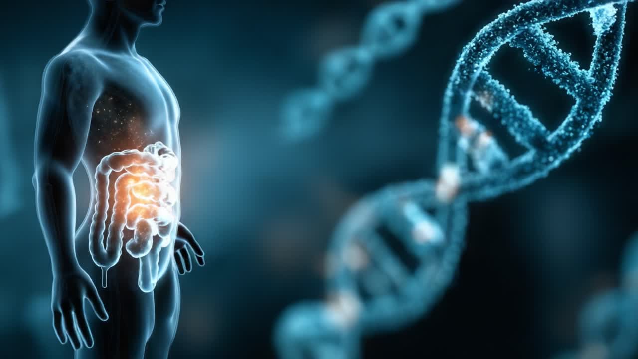 Exploring the Intricate Connection Between the Human Digestive System and DNA: A Visual Insight into the Body's Complex Biology