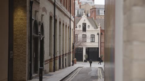 Menschen,-Die-An-Bürogebäuden-In-Der-Bourdon-Street-Mayfair-London-2-Vorbeigehen