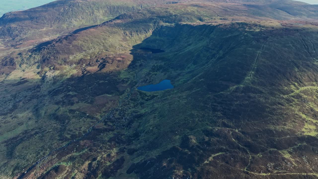 Epic Ireland mountains in winter Nire Lake Comeragh Mountains tranquil landscape
