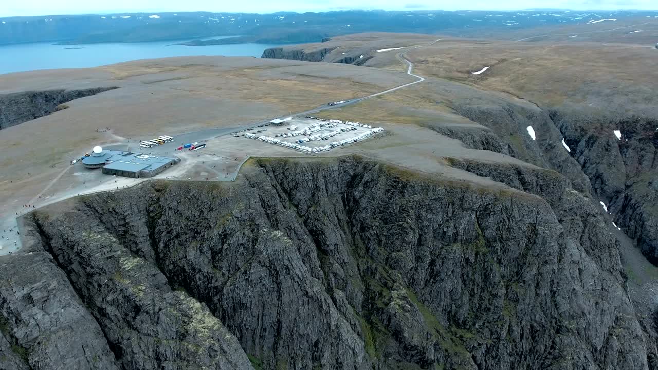 северный мыс (nordkapp) в северной норвегии.