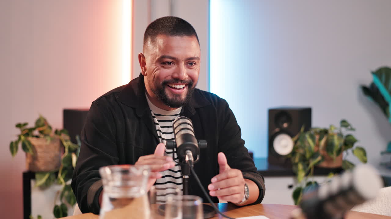 Podcast Interview in Studio