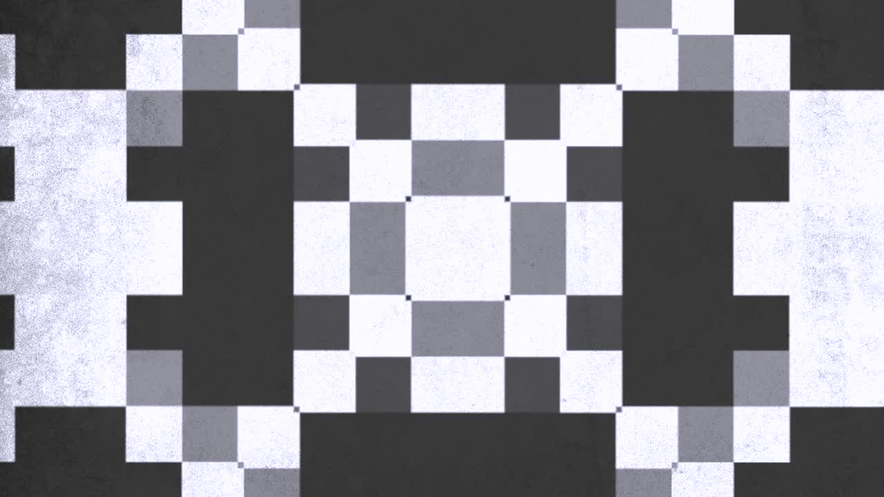 patrón dinámico a cuadros de cuadrados blancos y negros elemento de diseño clásico