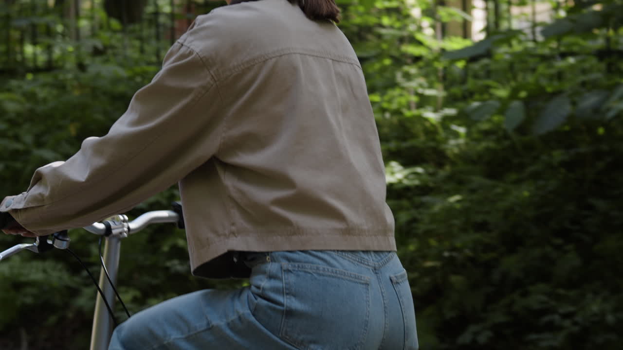 Bicycle riding in nature
