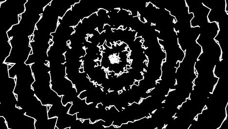 los jeroglíficos abstractos, los símbolos antiguos es una animación móvil aleatoria en fondo negro. animación de bucle sin costuras.