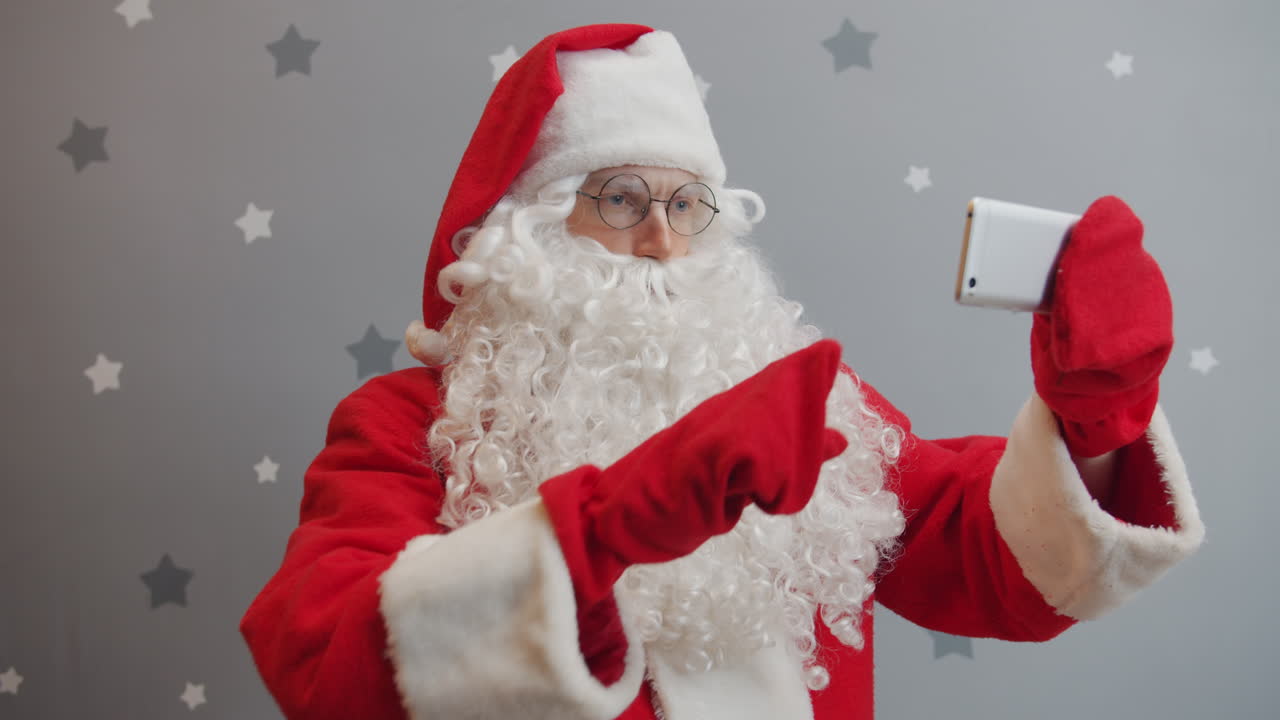 Santa Claus Takes a Selfie