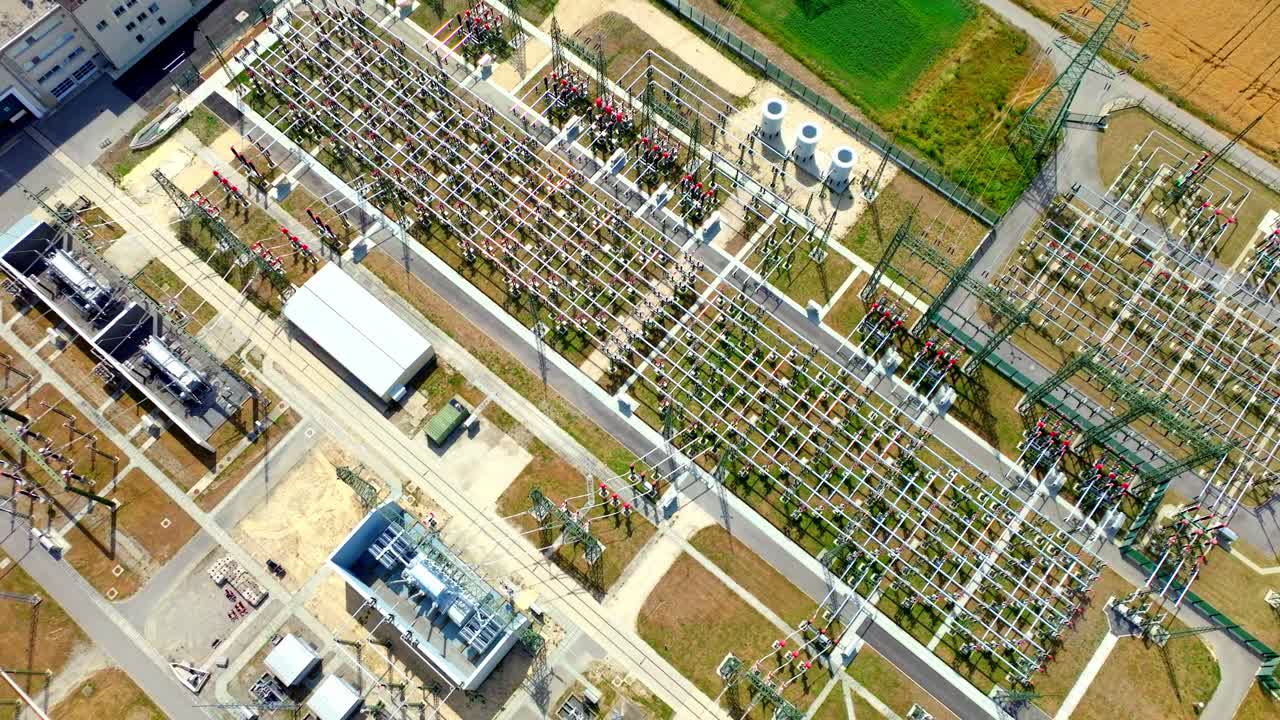 고전 분배 서브 스테이션의 위상 뷰 - 드론  ⁇