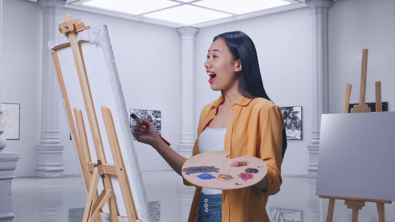 미술관 의 여자 그림