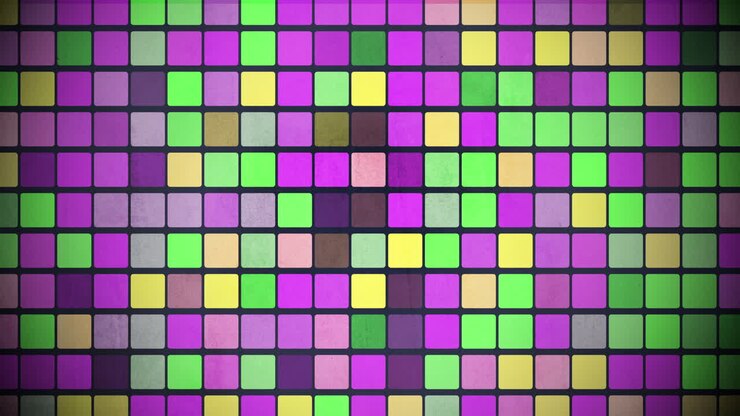 Motion colorful squares pattern 13