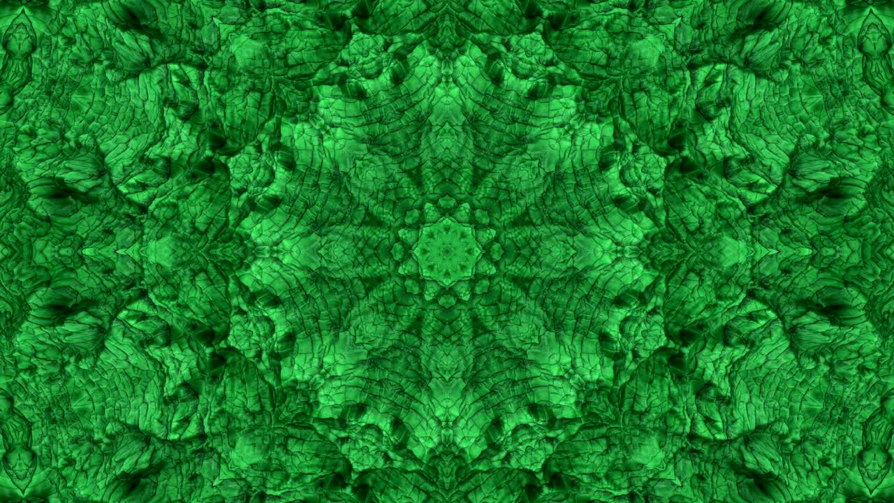 fondo decorativo abstractamente adornado con bucles. caleidoscopio o mandala en 3d.