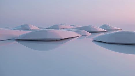 abstract geometric landscape