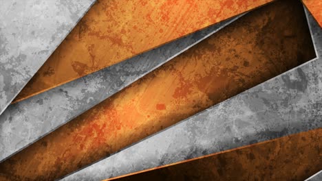 orange and grey grunge abstract tech corporate motion background