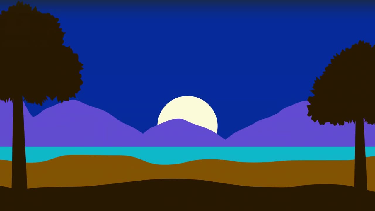 Beach vacation holiday animation