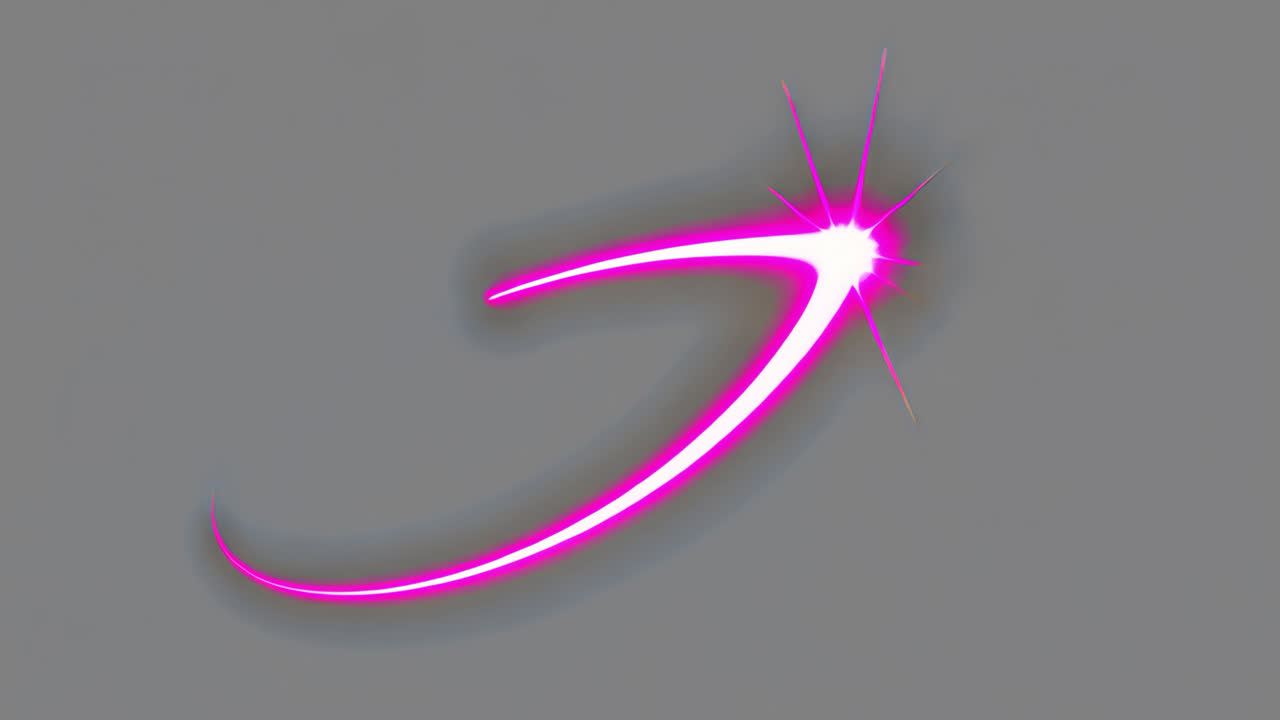 Abstract Neon Light Shapes