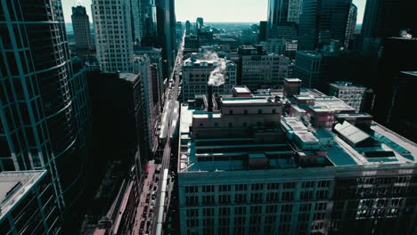 Winter-Commute-in-Chicago-Aerial