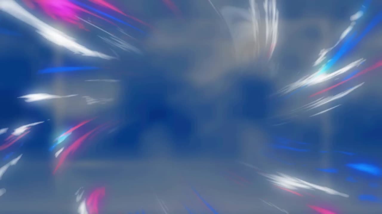 animación de rastros de luz brillante que fluyen sobre pantallas digitales