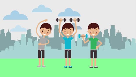 entrenador personal de deportes para niños