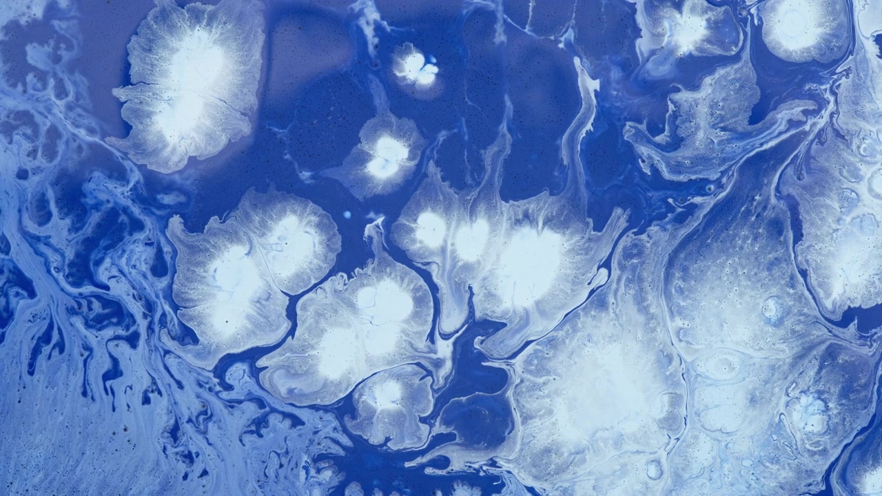 Motivo blu di pittura macro