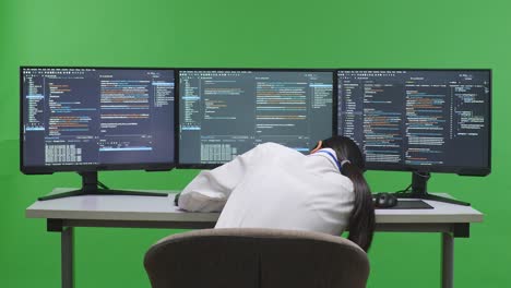 tired programmer