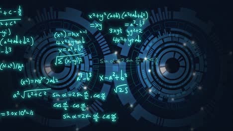 animation of mathematical equations over scopes scanning