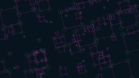 Complex-and-intricate-circuit-board-maze-pattern-on-a-black-background