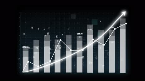 Business-growth-concept-in-allusive-graph-chart-showing-marketing-sales-profit