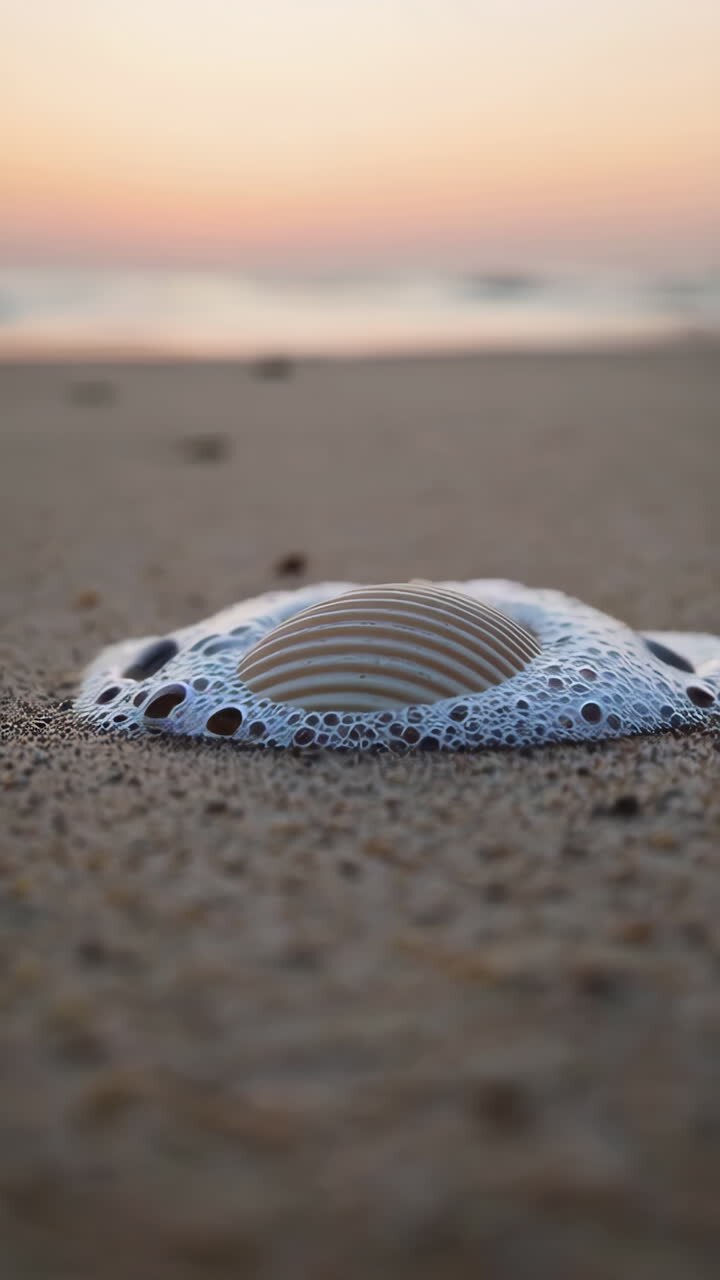 Sunrise/Sunset seashell on the beach