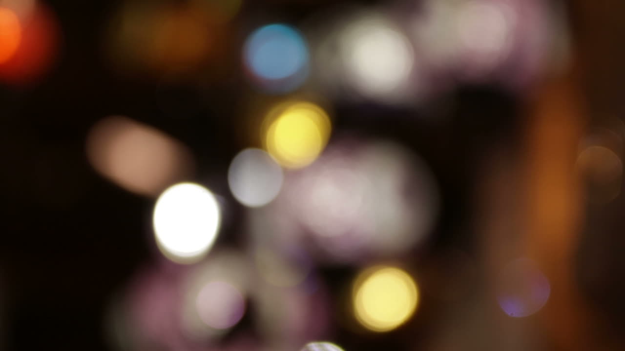 luces bokeh abstractas