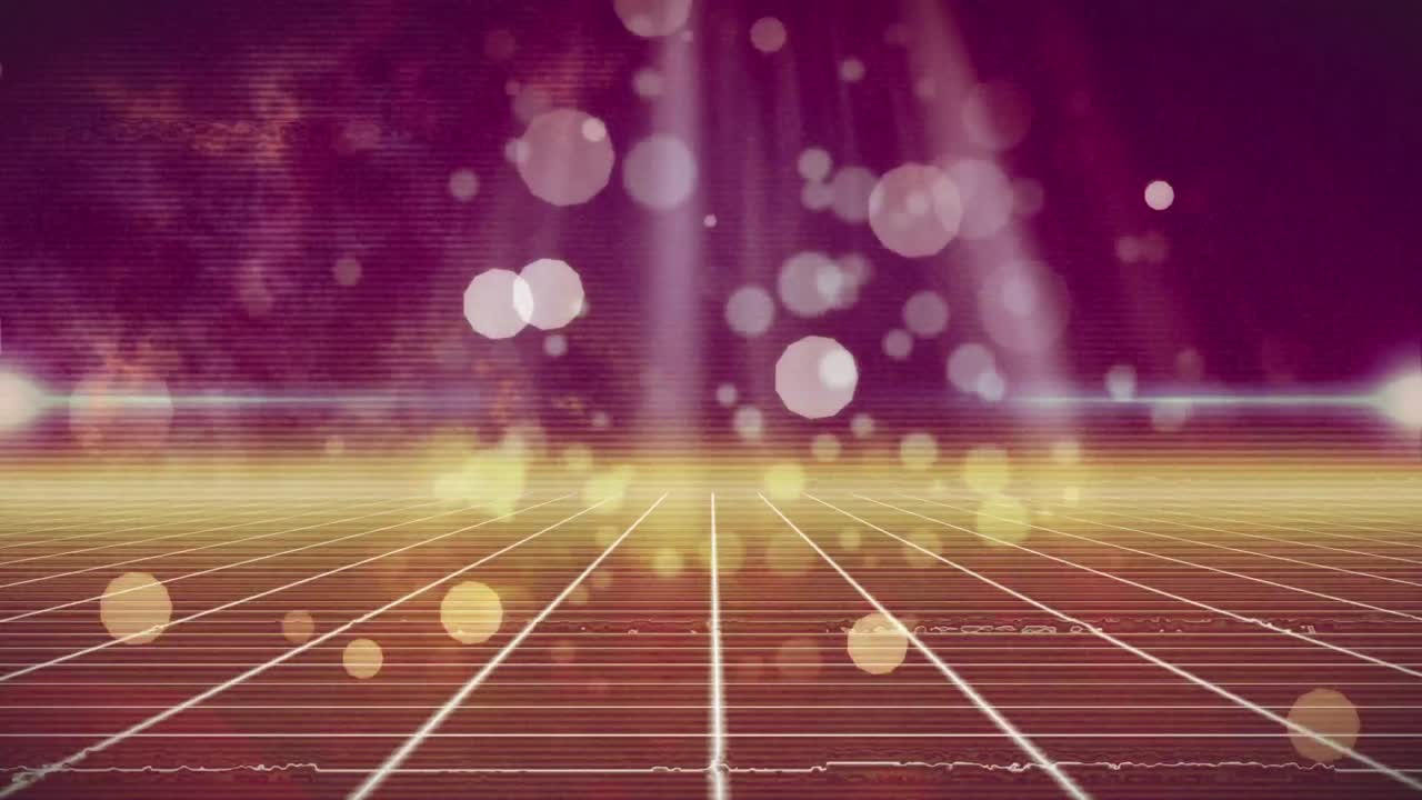 빛의 반점 위의 모양의 애니메이션