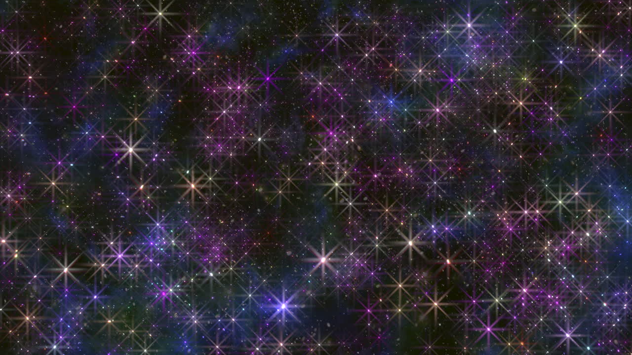 Stunning cosmic display bright stars and glowing nebulas illuminate dark space