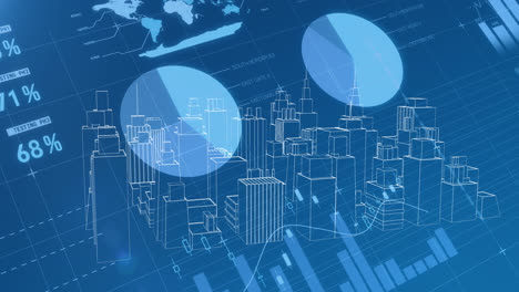 Gráficos-Y-Edificios-Virtuales-En-Una-Ciudad