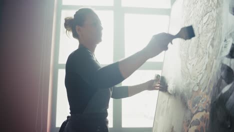 art conservation in progress