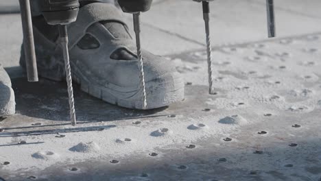 drilling holes in metal sheet