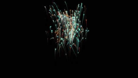 abstract fireworks display