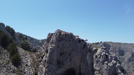 Paisaje-De-La-Sierra-Espuña,-Parque-Regional-Aéreo,-Murcia-España