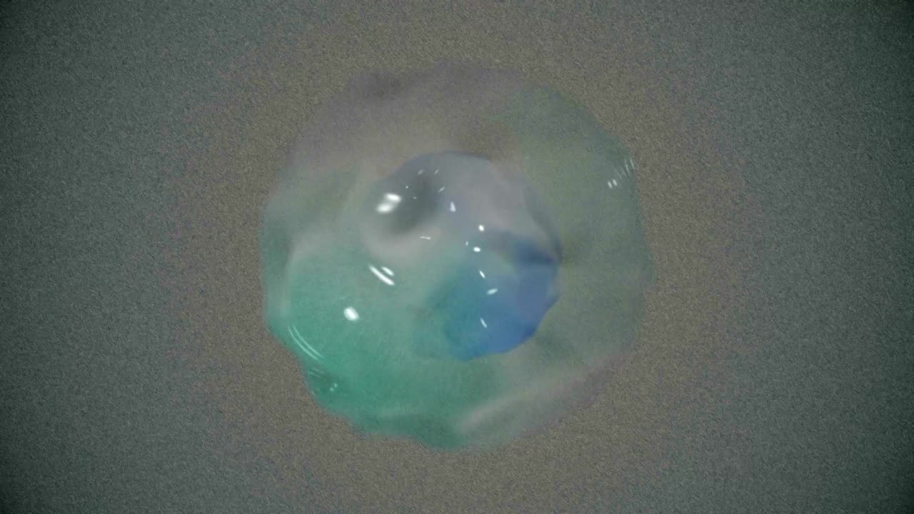 fondo abstracto esfera irregular animada