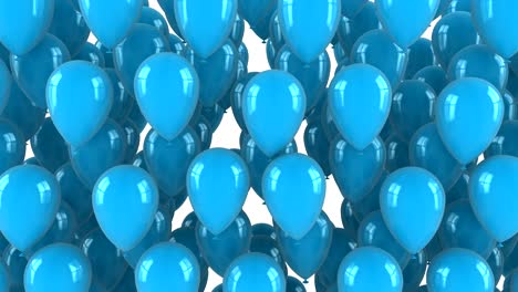 los globos que vuelan hacia arriba