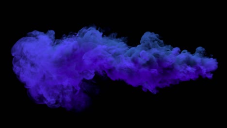 colored torch smoke.