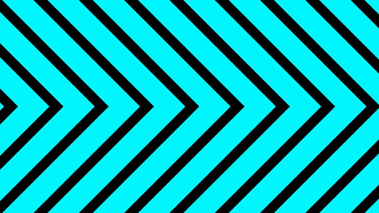 fondo visual de color cian y negro en forma de flecha moviéndose hacia los lados