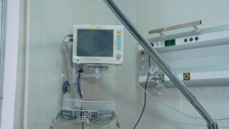modern medical equipment in new hospital. intensive care unit.