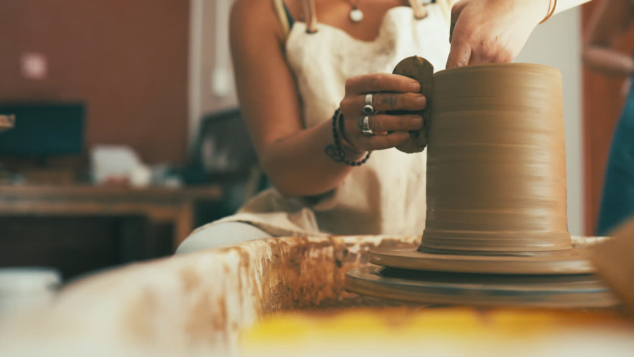 Clay is like a potter's blank canvas