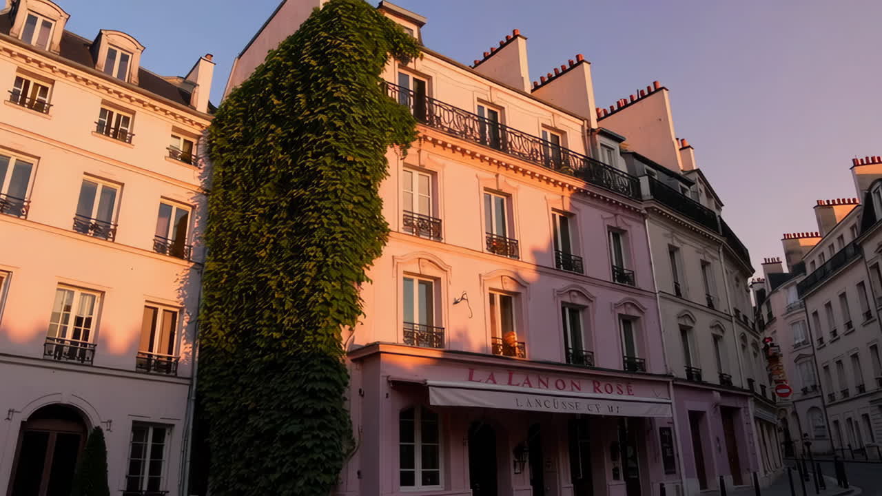 La Maison Rose Restaurant in Montmartre, Paris