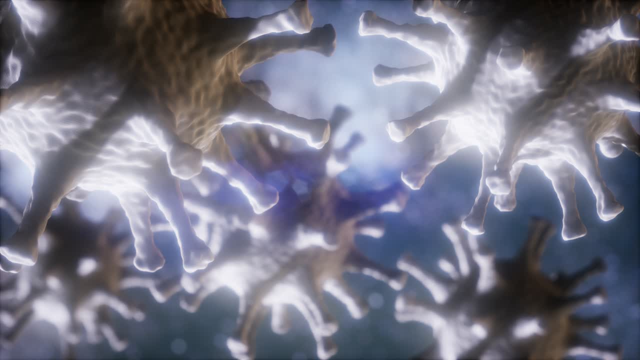 rotación del bucle del coronavirus covid-2019