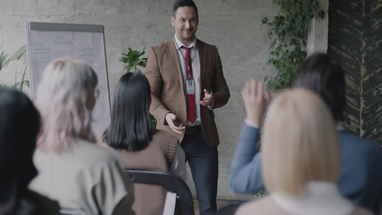 sesión de formación empresarial